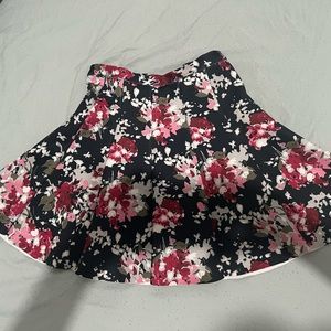 Abercrombie and Fitch Floral a line skirt